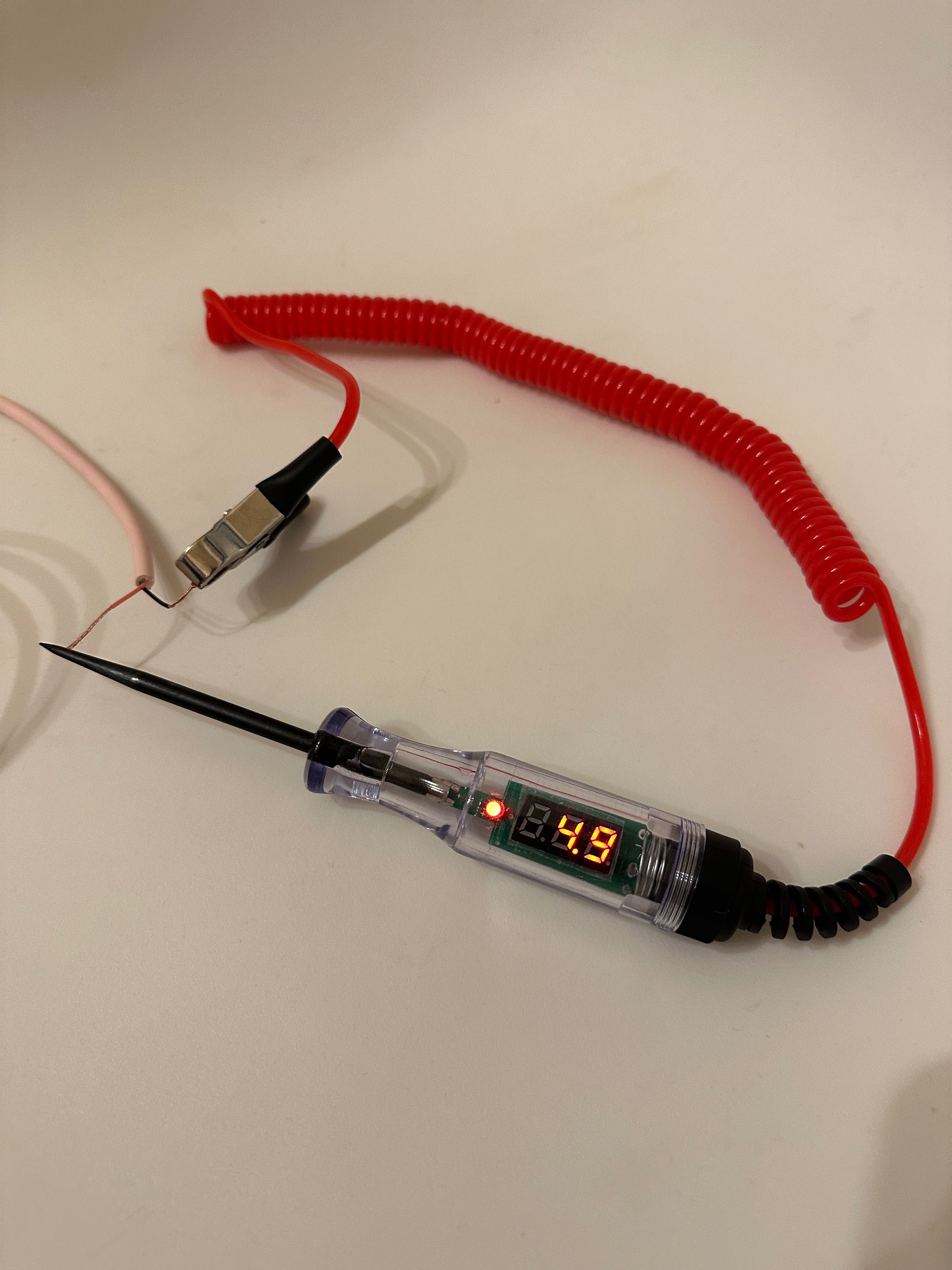 Tester próbnik napięcia prądu probówka 3V - 24V - 120V