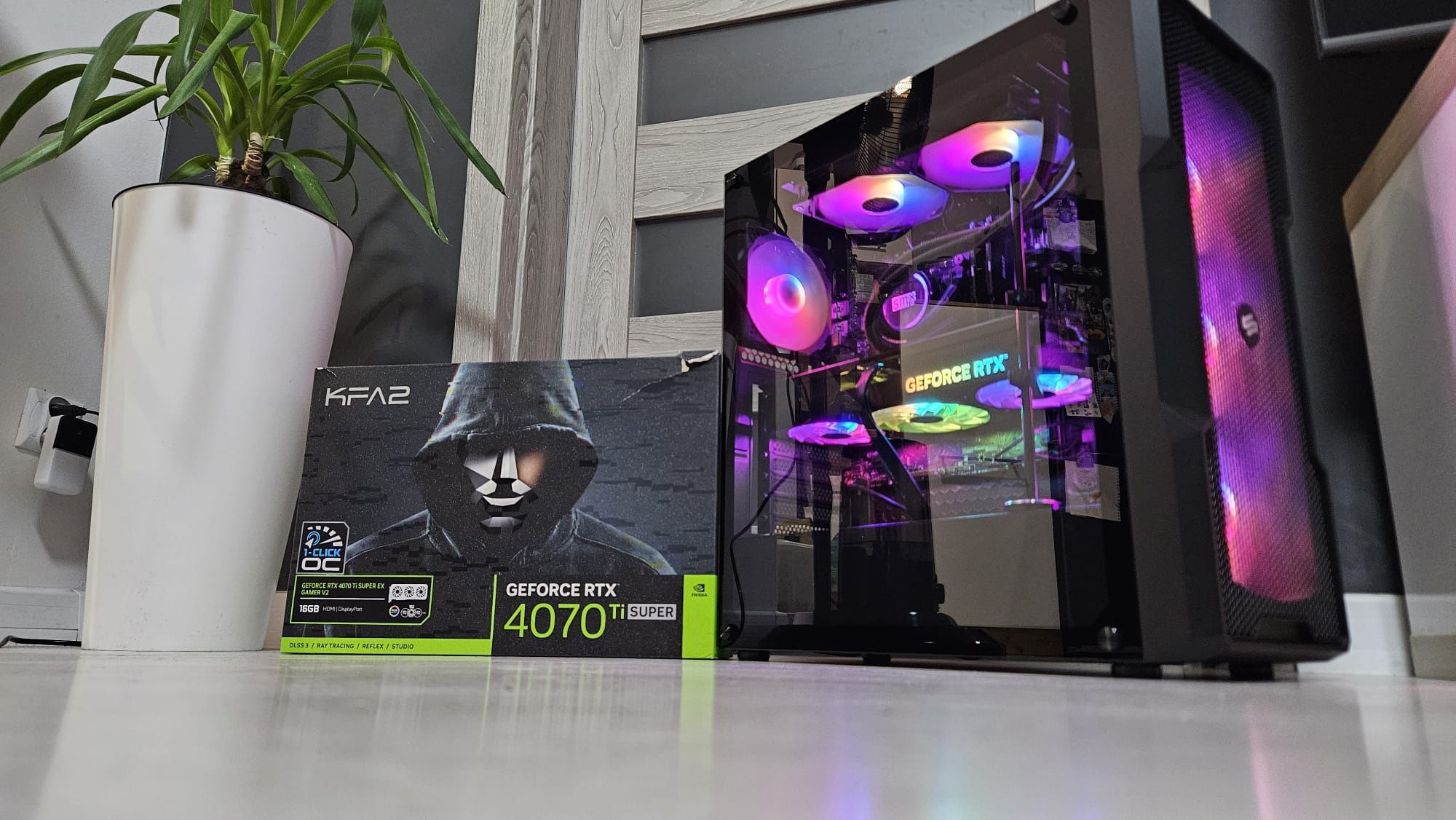 Komputer gamingowy, RTX 4070 Ti Super, I7 13700f, 32gb RAM DDR 5, w11