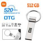Pendrive Xiaomi 512 GB, Metalowy, Brelok