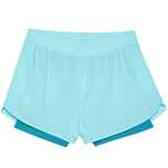 Szorty damskie do biegania 4F FNK F497 niebieskie 4FWSS24TFSHF497 33S