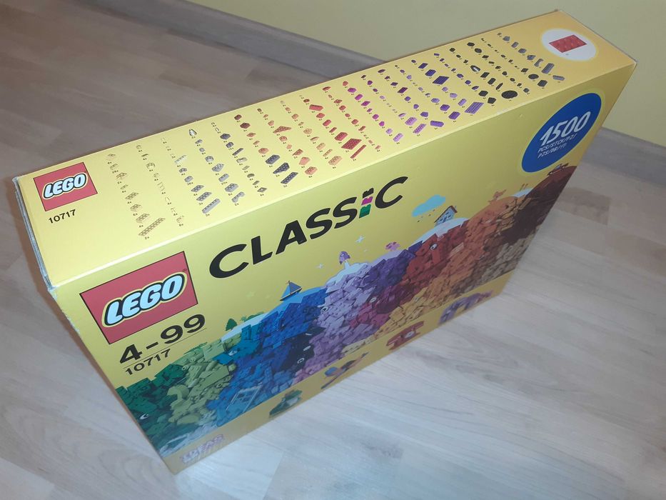 Puste pudełko Lego Classic 10717 Bricks Bricks Bricks +instrukcja (1)