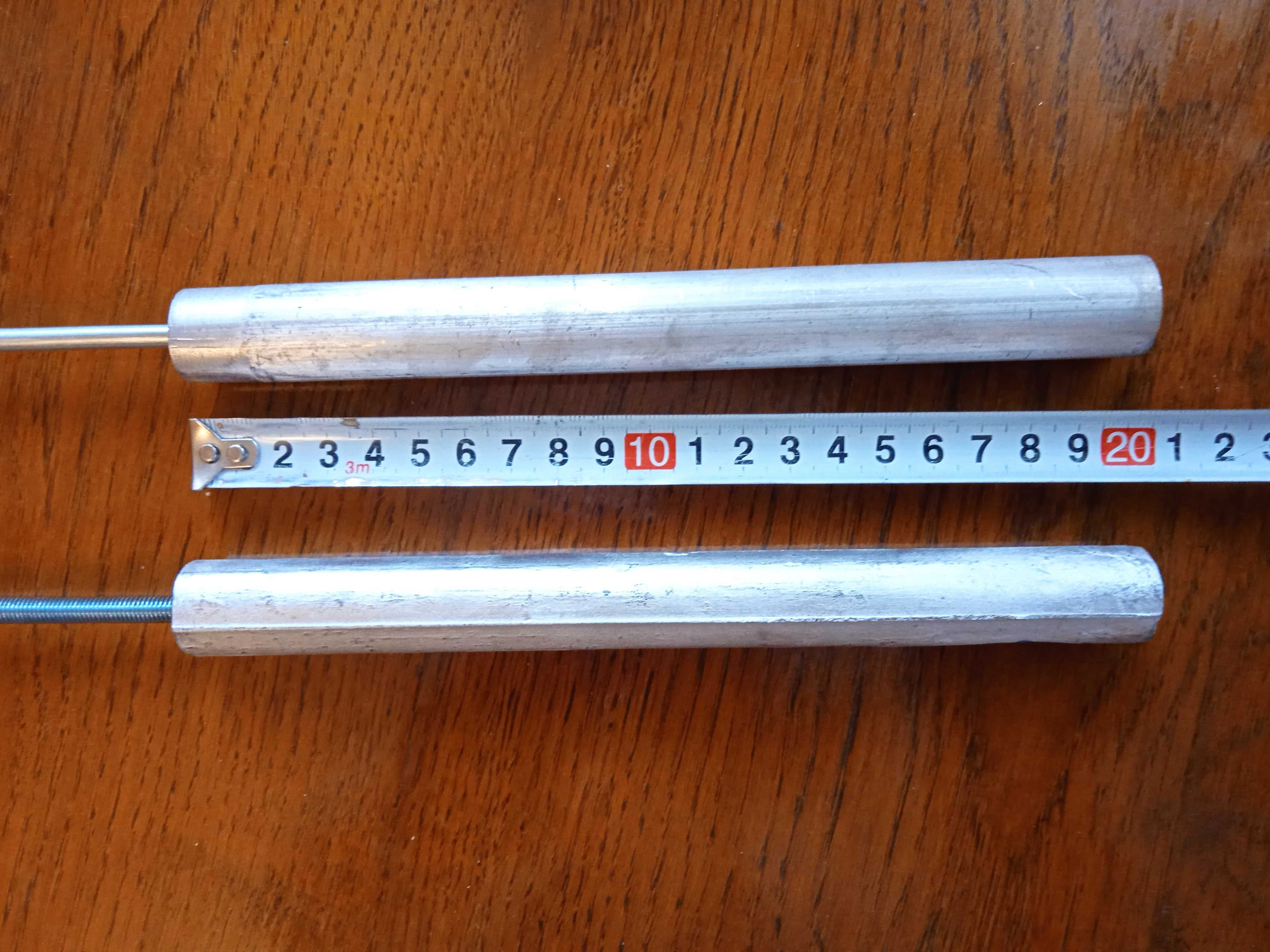 Анод магниевый D=20 мм, L=200 мм, резьба М6, шпилька=180(или 10) мм