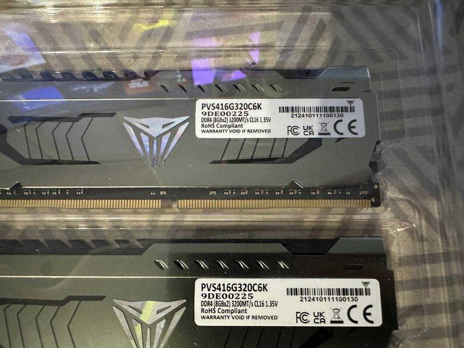 Модуль пам'яті PATRIOT Viper Steel DDR4 8GBx2 3200Mhz (PVS416G320C6K)
