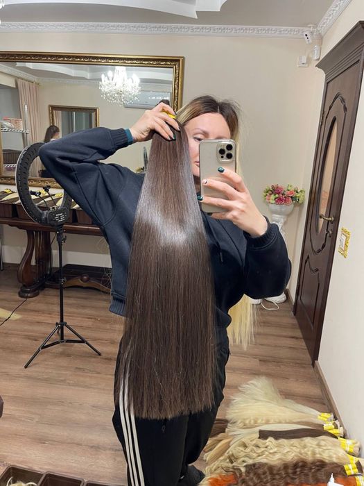 Натуральне волосся для нарощення 40-90 см