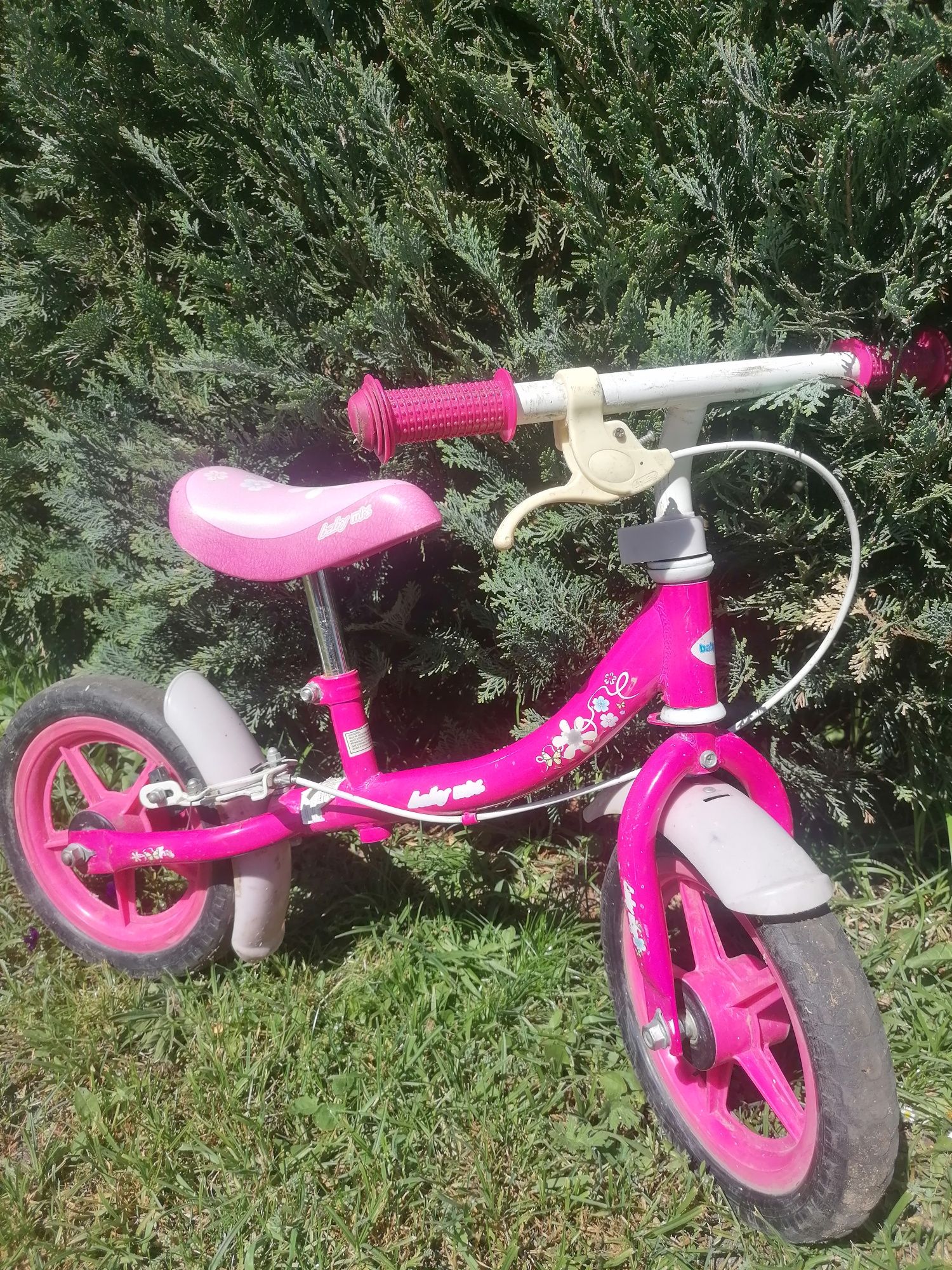 Rowerek biegowy, różowy, kółka 12 cali