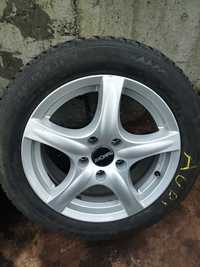 Felgi aluminiowe audi z oponami zimowymi 205 / 55 r16