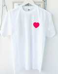 Fajny oryginalny T-shirt Fruit of the Loom Serce M jedyny egzemplarz
