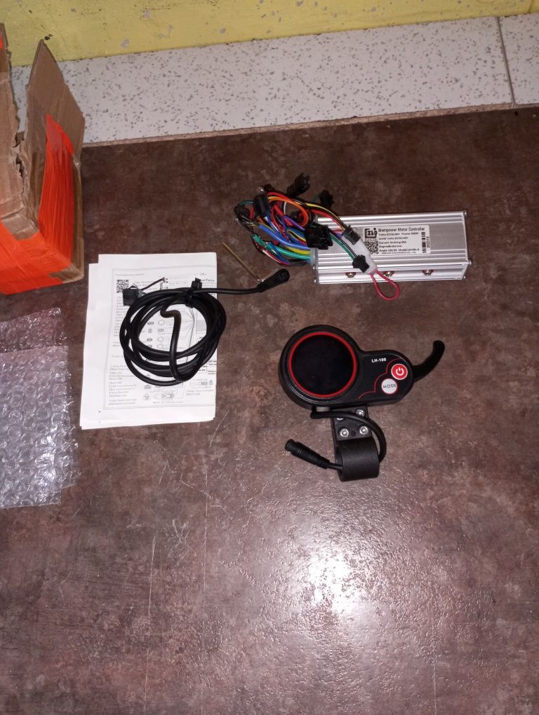 Zestaw do przerobienia roweru na elektryczny.