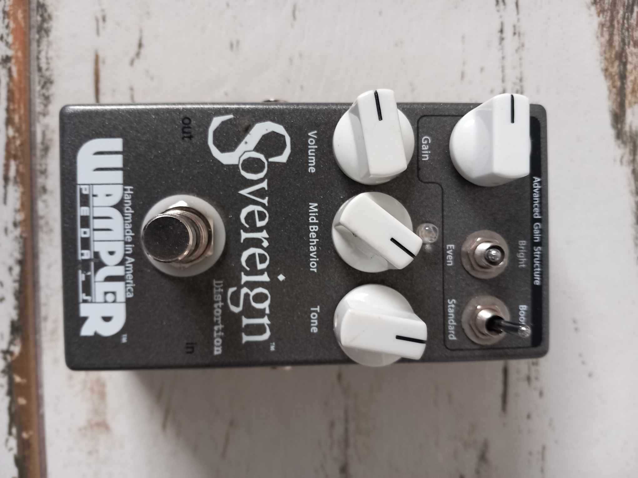 Wampler Distortion - Handmade in America.