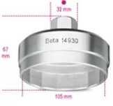 Nasadka 105mm 15-kątów do filtra oleju z pokręceniem 32mm 1493/D BETA