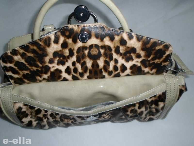 GUESS torebka damska oryginalna torba zwierzęcy print