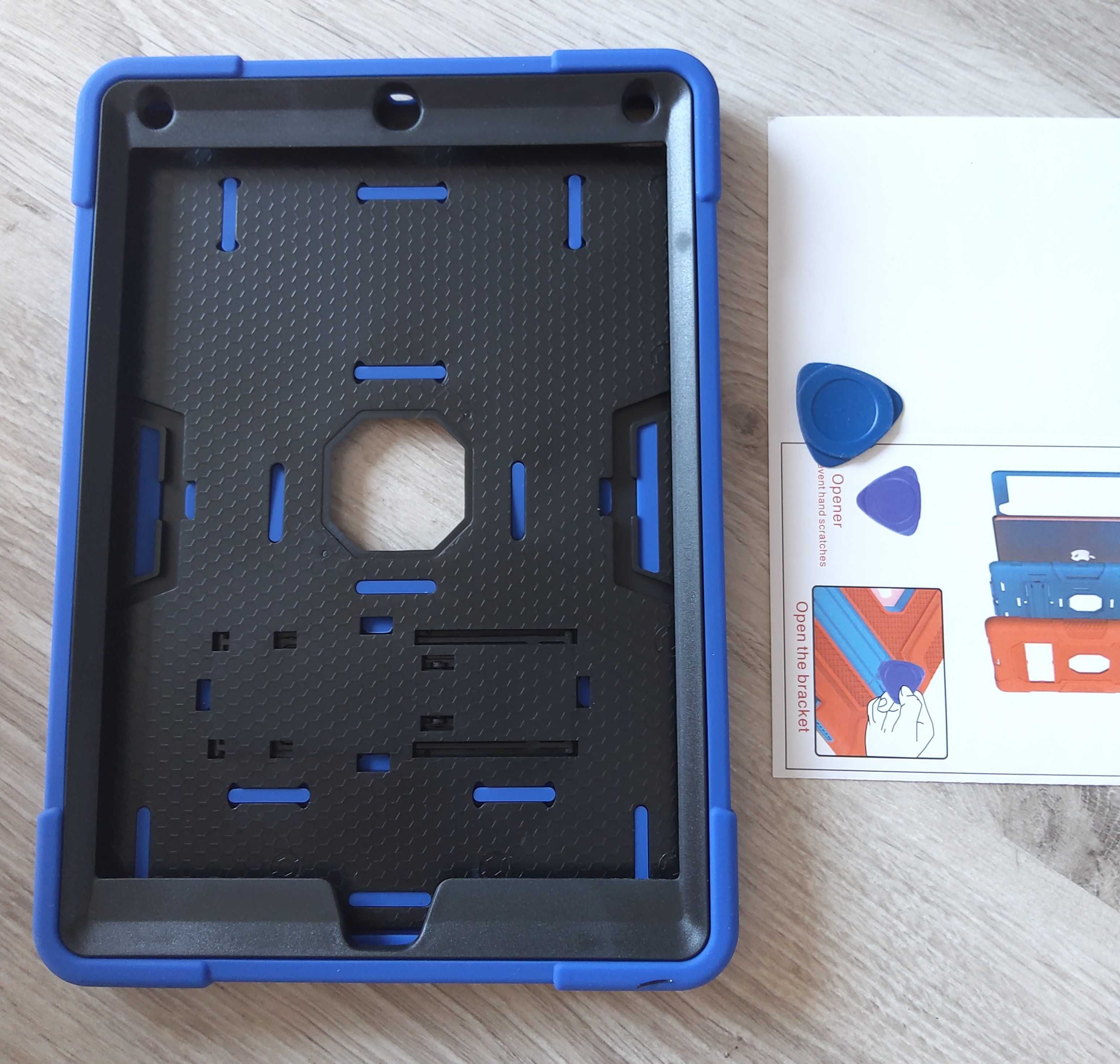 Pancerne etui case obudowa do iPad 9.7 2017/2018 niebieskie