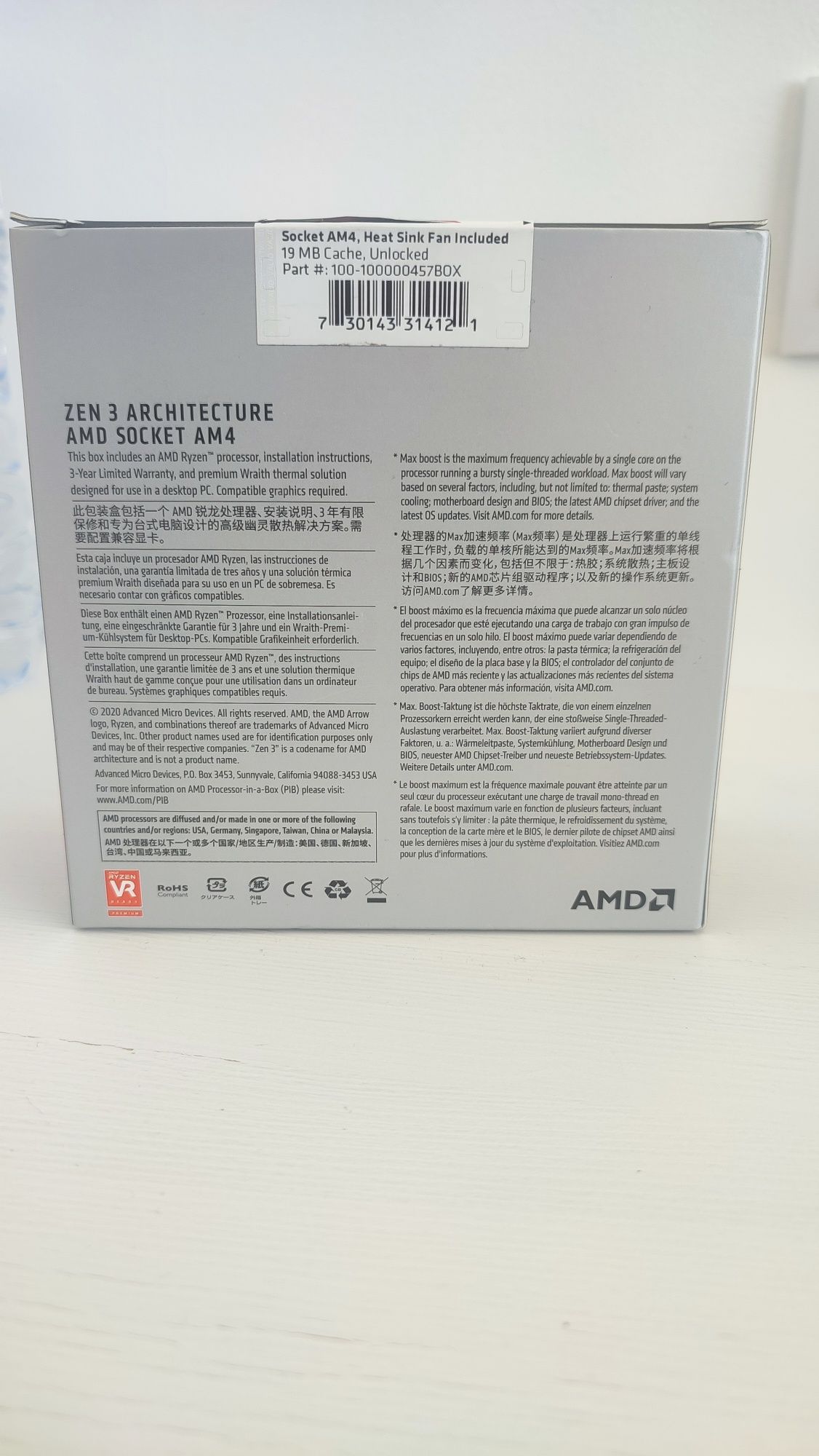 CPU AMD - RYZEN 5 5500 AM4 - COM GARANTIA e cooler novo