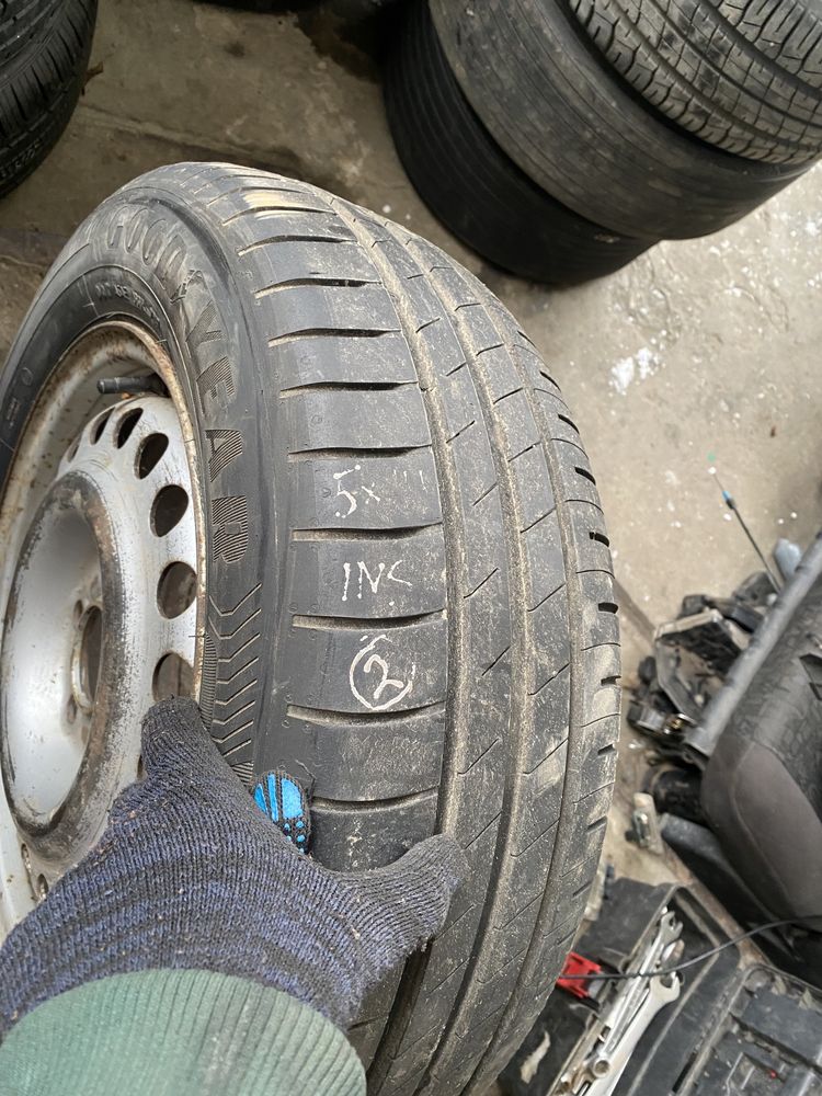 Запаска 5/110 195/65R15 колисо диск Dunlop