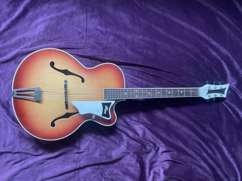 Gitara Vintage Archtop Jazz Martin Graubner Rex 1960-- możliwa zamiana