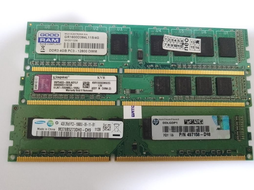 Оперативна пам'ять 4+4+2gb ddr3