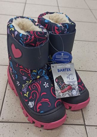 Nowe z metką buty śniegowce BARTEK r 26 27 zimowe góry śnieg śniegowe