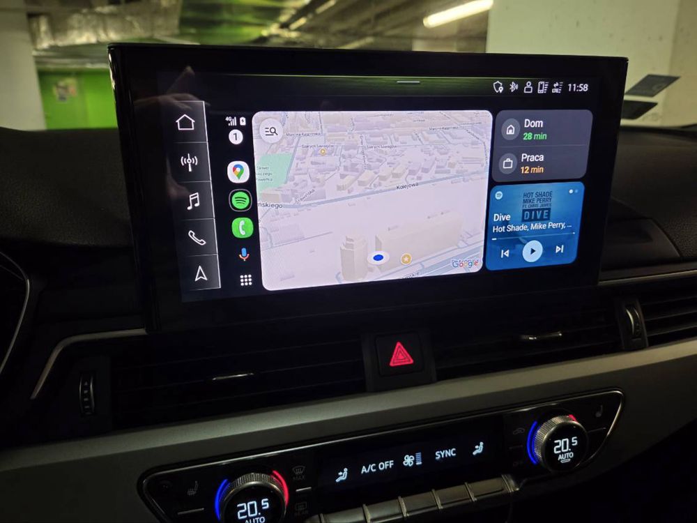 MIB3 Zdalne odblokowanie Android CarPlay Audi A4 A5 A6 A7 Q3 Q5 Q7 Q8