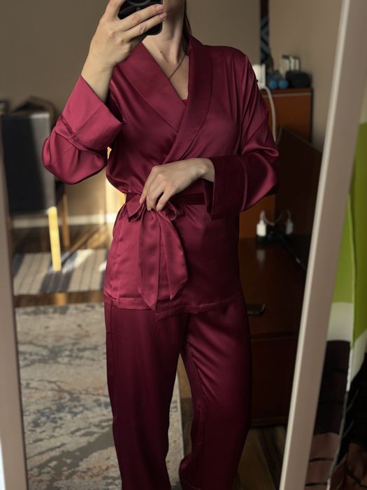 Satynowa piżama Victoria’s Secret