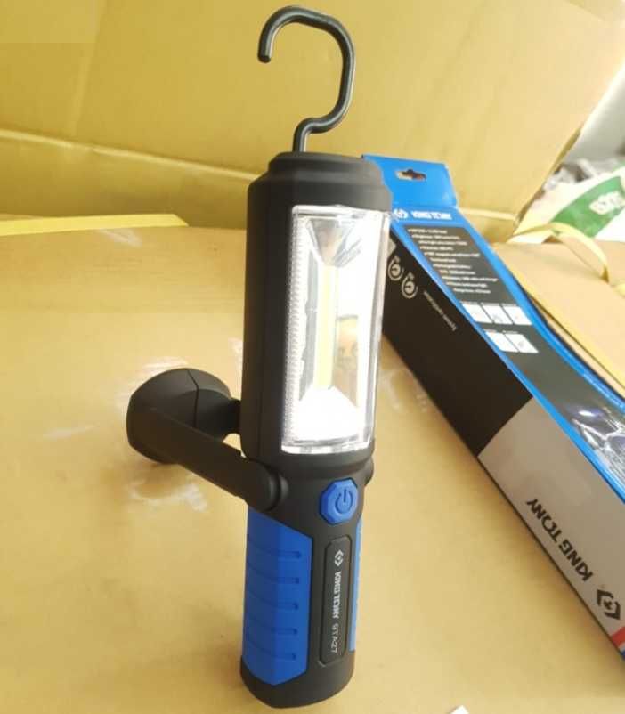 Ліхтар магнітний акумуляторний фонарь гаражний 3Вт СОВ King Tony