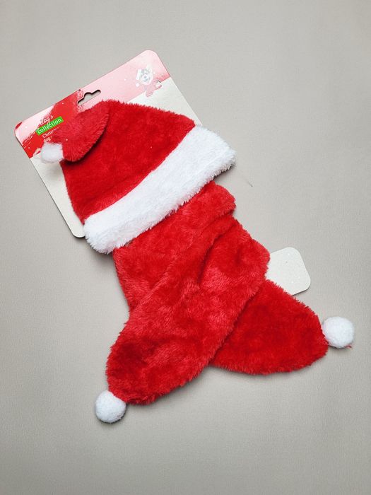 Ubranko mikołaj dla pieska roz.L
Czapka i szalik