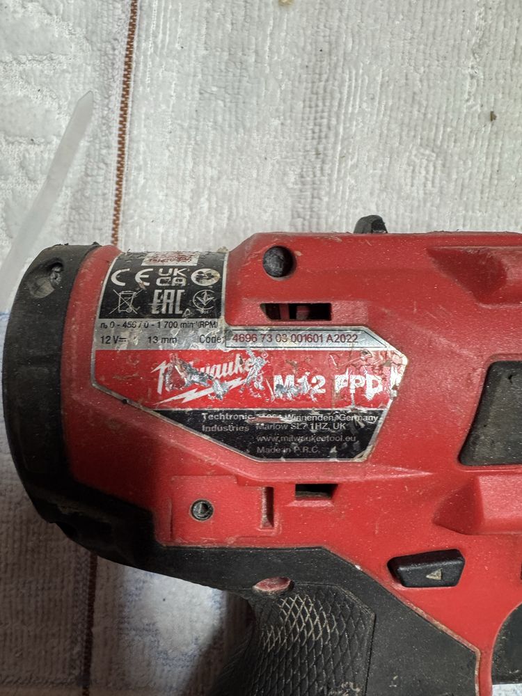 Wkretarka milwaukee m12fpd