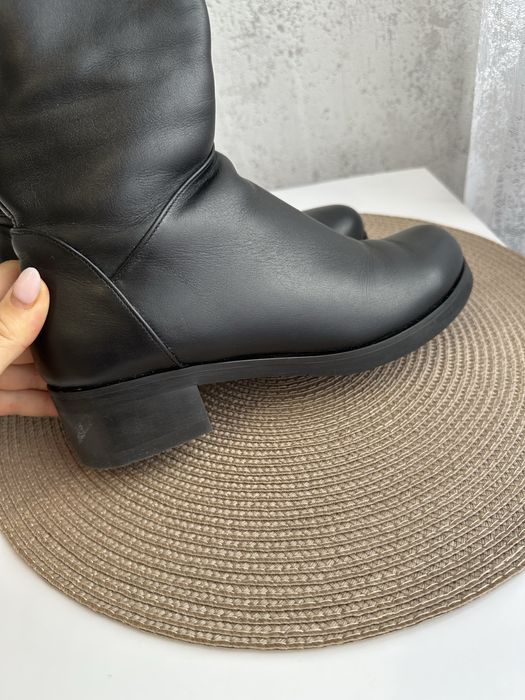 Шкіряні чоботи, сапожки, борфорти 37