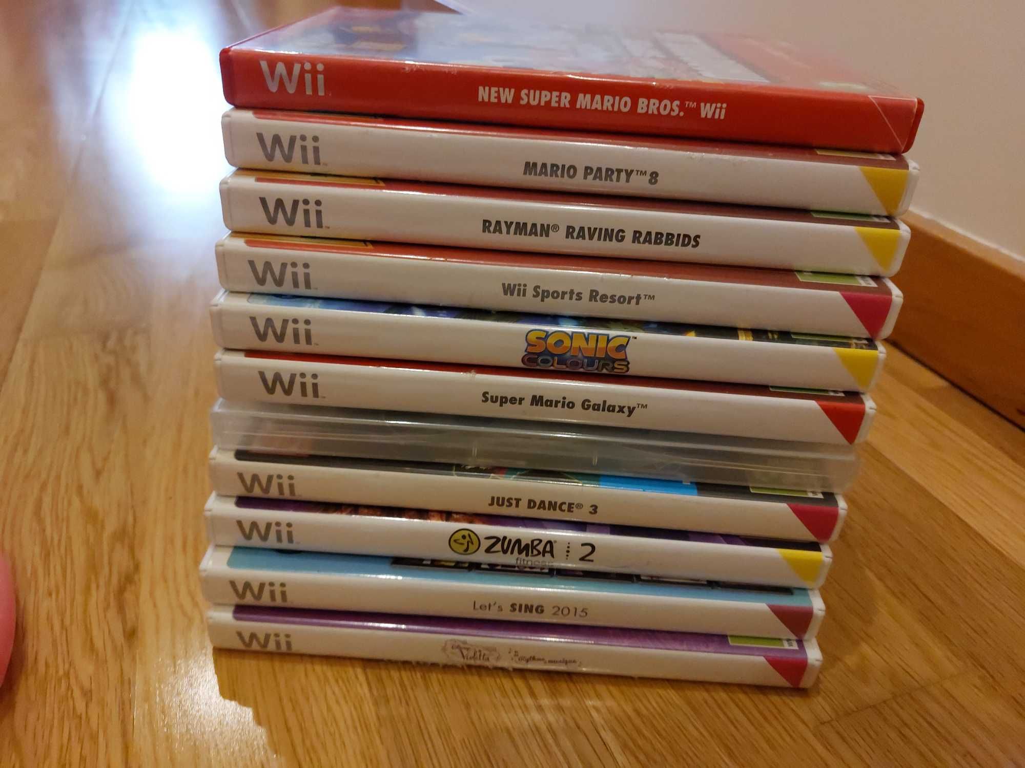 Nintendo Wii Branca Desbloqueada + Comandos + Acessórios + 11 Jogos
