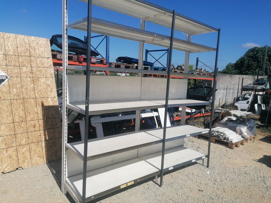 Parteleiras, estantes de armazém, garagem, lojas
