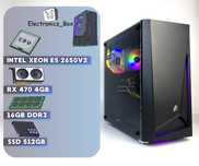 Ігровий Компʼютер ПК I7/Xeon 8 Ядер/ RX470 4GB/ 16GB ОЗП/ SSD 512GB