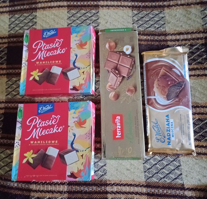 Słodycze czekolady cena 40zł