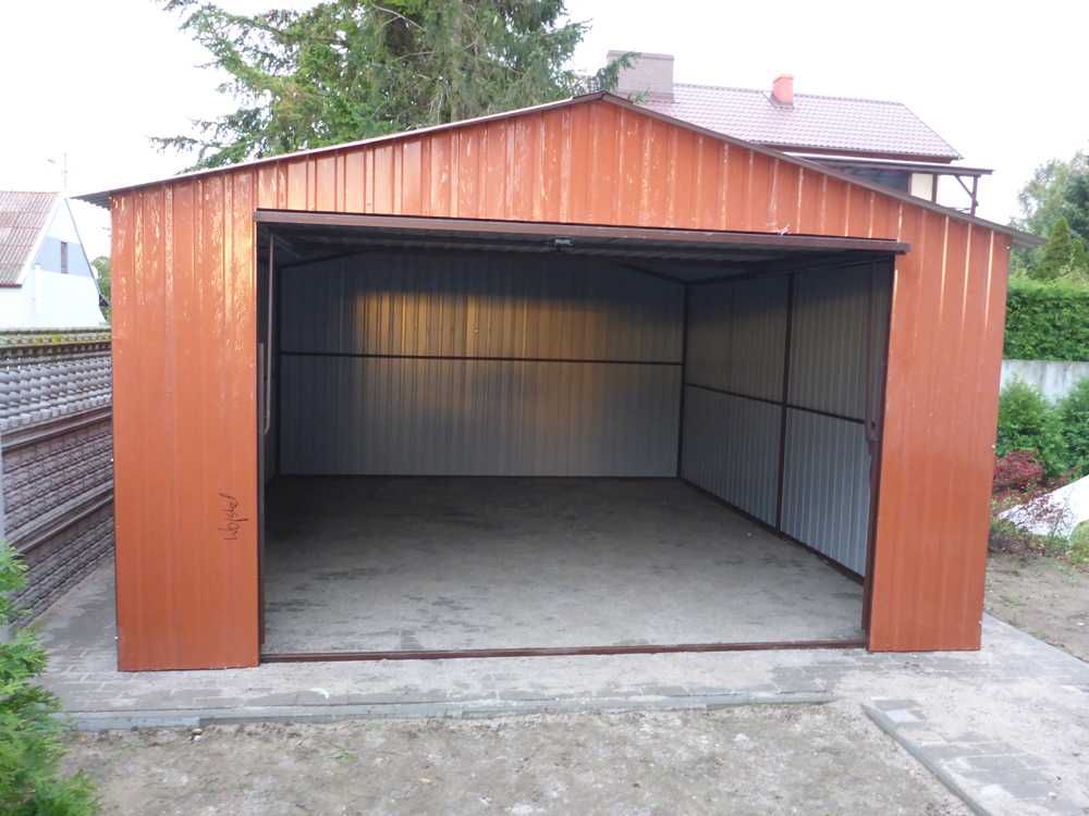 Garaż blaszany Blaszak na budowę 3x5 Najtaniej Garaże PRODUCENT garaży