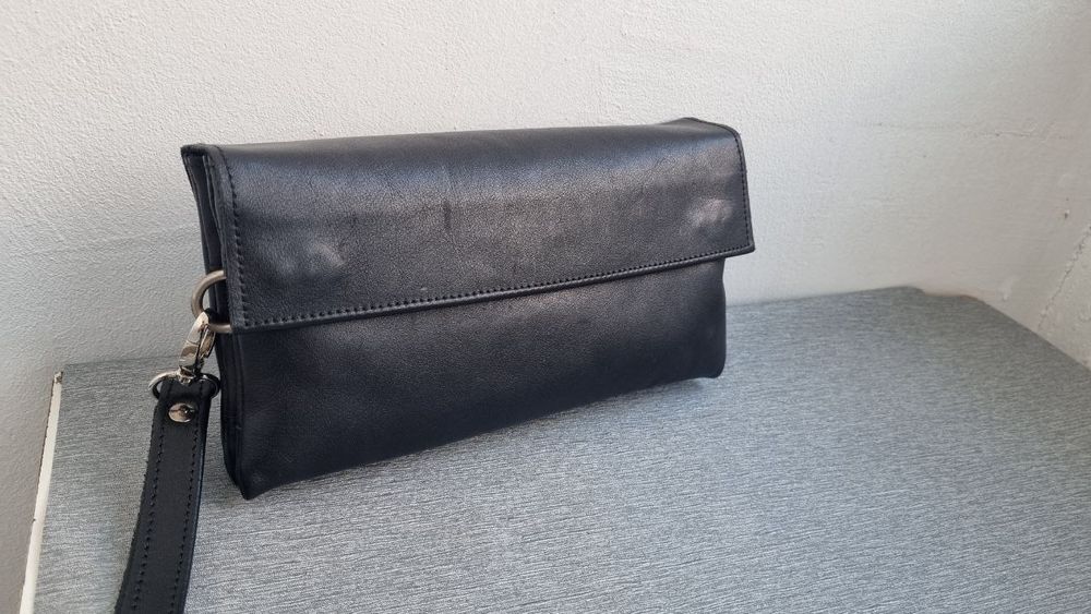 Клатч из натуральной кожи