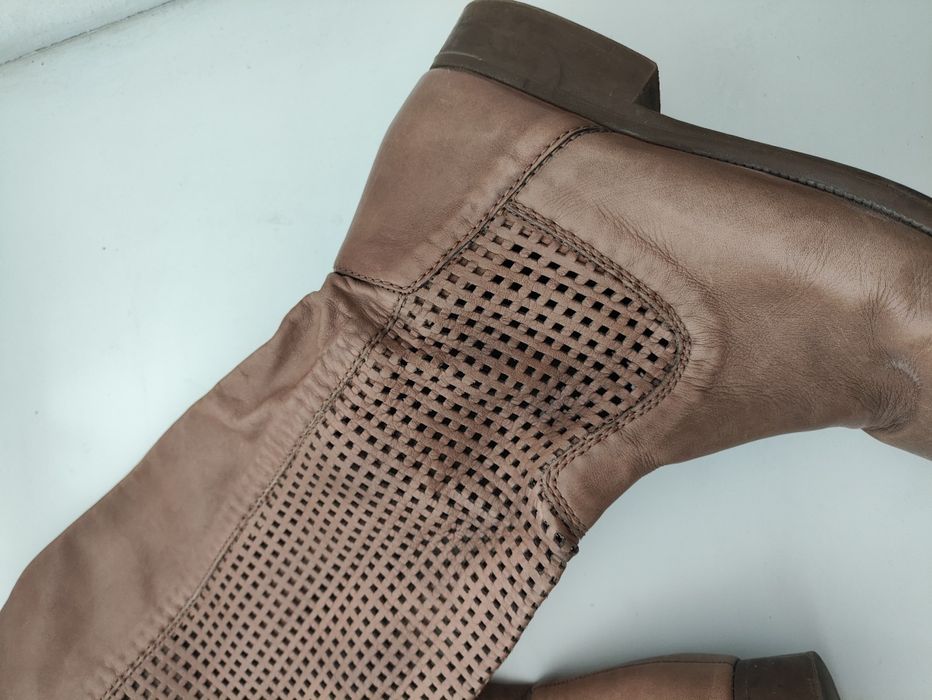 Осінні,весняні чоботи. Шкіра, 40 розмір