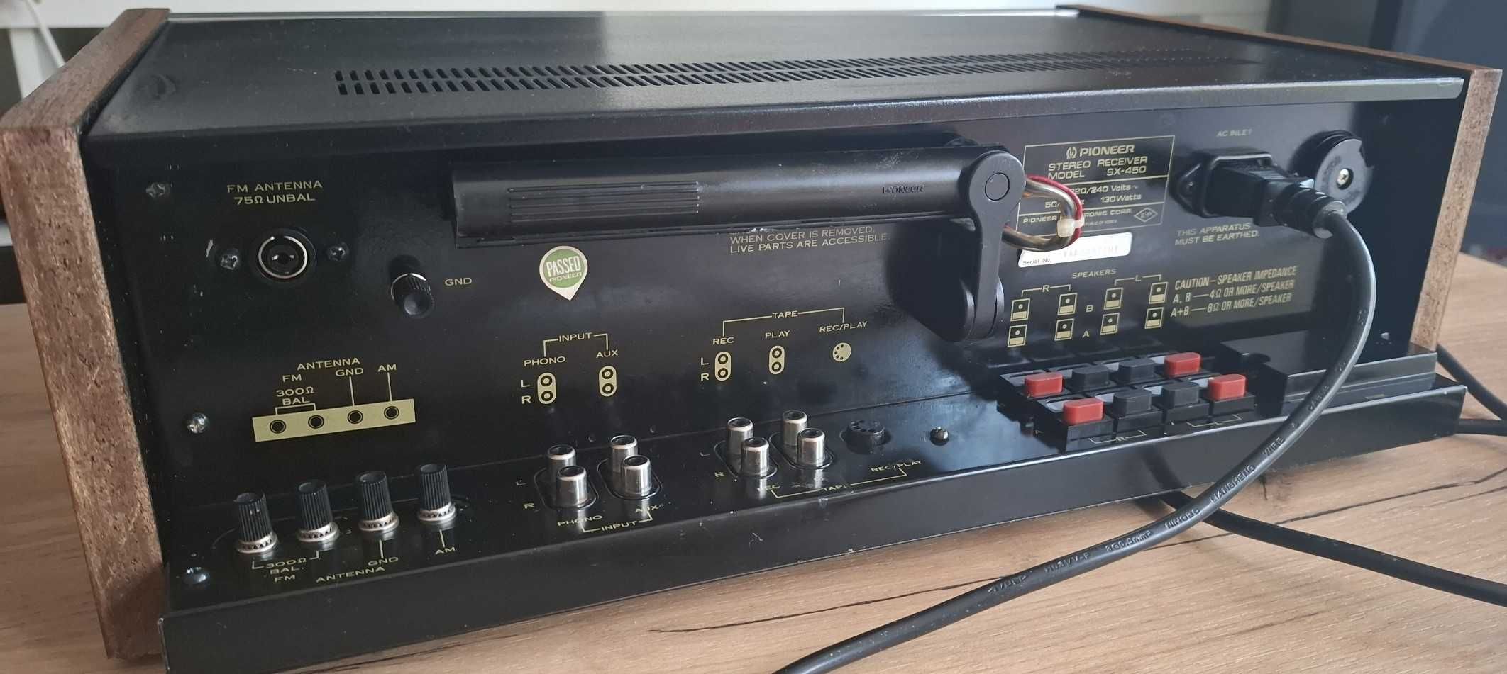 Pioneer Stereo SX-450 Piękny Vintage