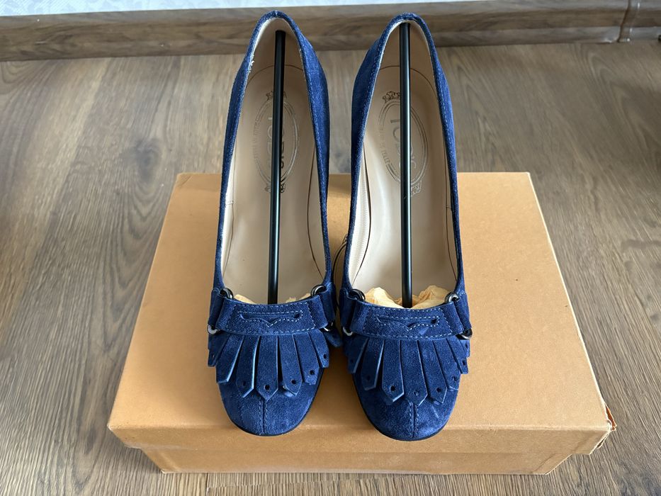 Туфлі Tod’s сині замшеві 36 розмір