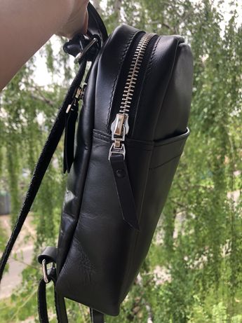 Кожаный женский рюкзак, сумка, ручной работы от производителя