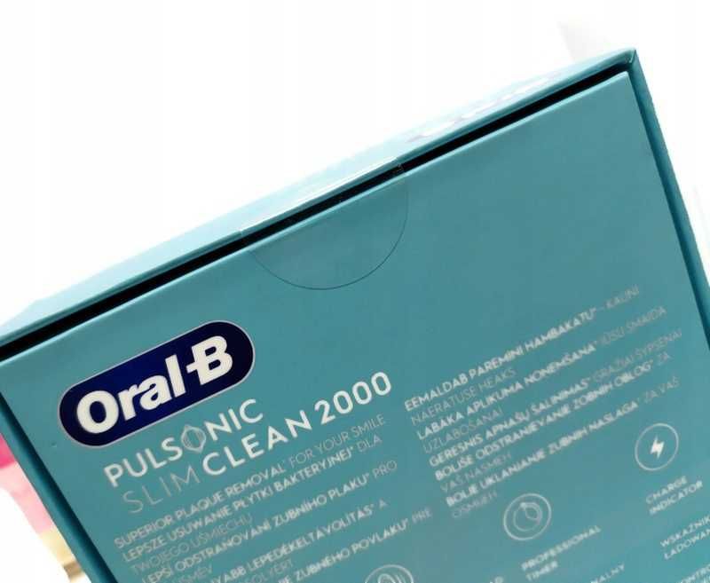 Szczoteczka elektryczna Oral-B Pulsonic Slim Clean 2000 biała