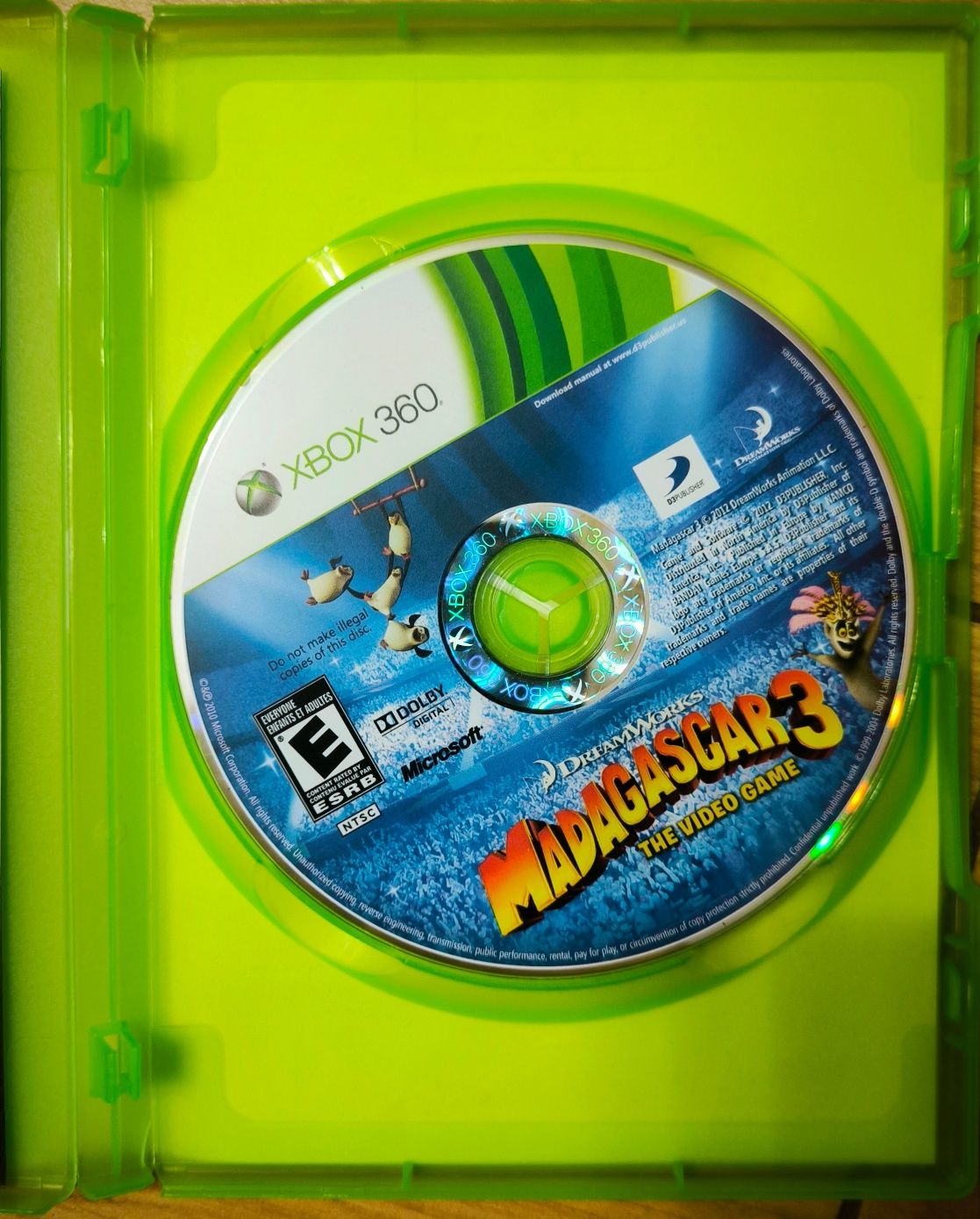 Xbox 360 Madagaskar 3