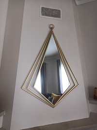 Espelho decorativo dourado