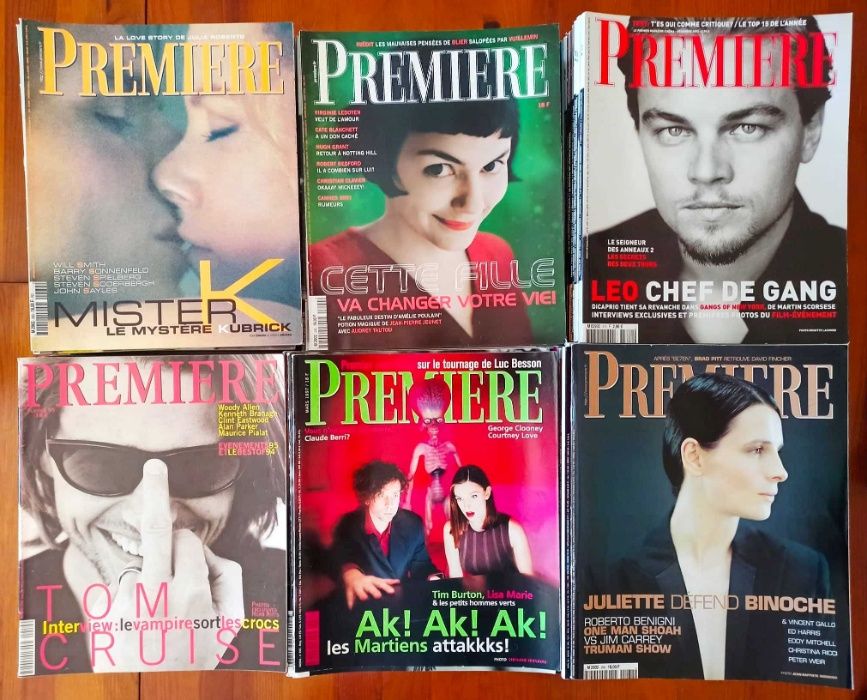 Colecção de revistas de cinema "Premiere"