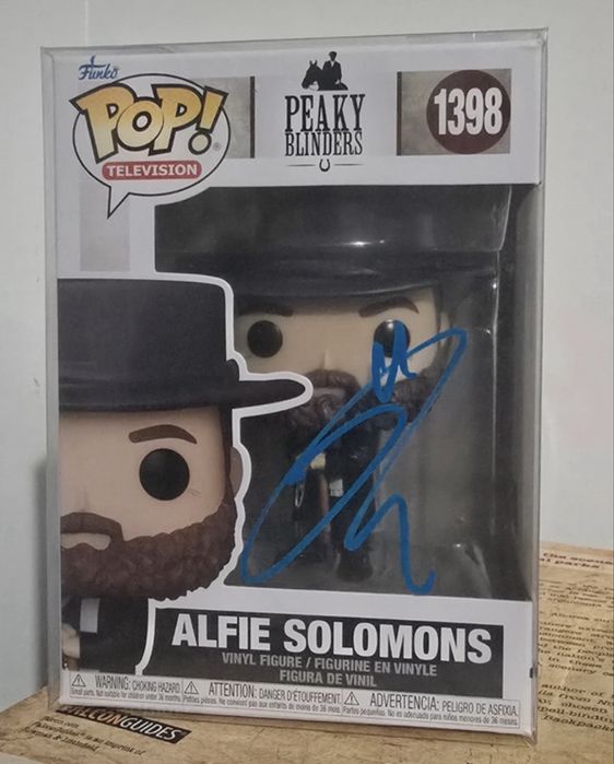 funko Alfie Solomons autografado pelo Tom Hardy
