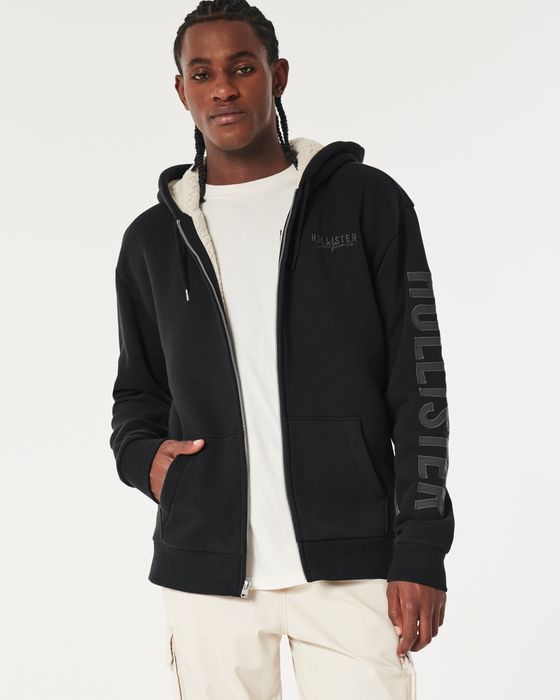 Bluza Miś Gruba Kurtka Hollister M by Abercrombie 2025 podwójna