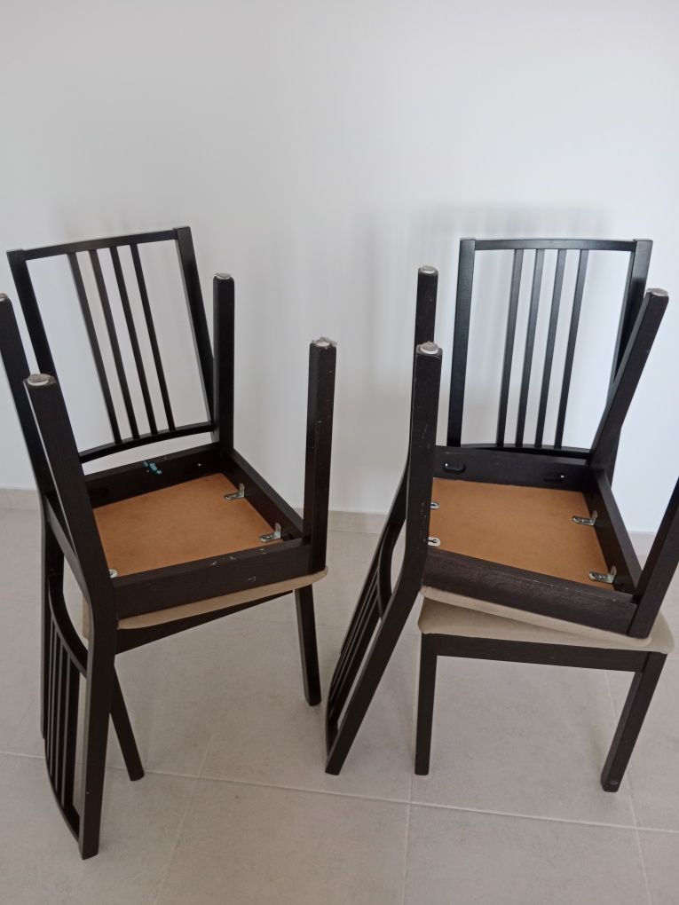 Conjunto de 4 cadeiras ikea