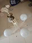 Żyrandol lampa kule + kinkiet