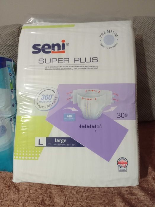Pieluchomajtki Semi Super Plus 30 sztuk rozmiar L