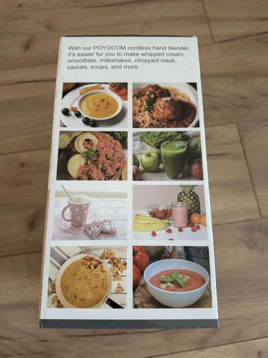 Poyocom Bezprzewodowy Blender Ręczny Z Pojemnikiem
