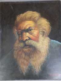 Portret mężczyzna, obraz olejny G. Sulewski