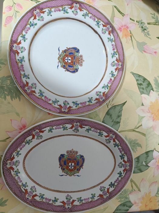 Prato e travessa porcelana