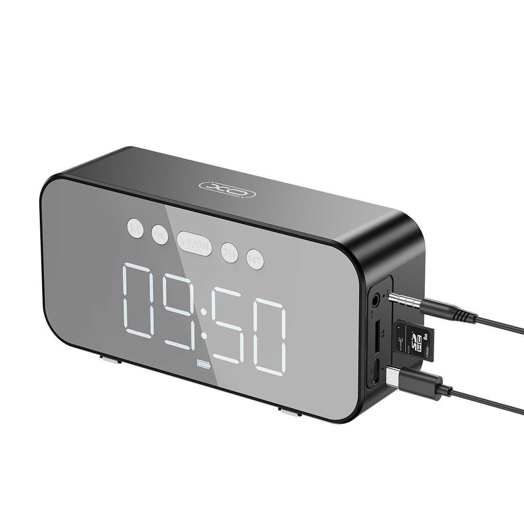 Głośnik Bluetooth XO Z Zegarem/Budzikiem/AUX/Micro SD/ Mocna Bateria !